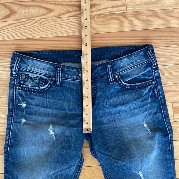 Silver jeans Tuesday seven eights ankle size 30 - Picture 8 of 11